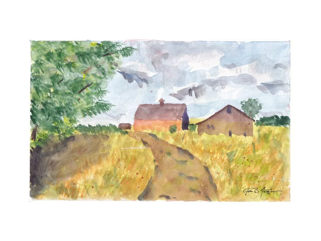 Barn and Field