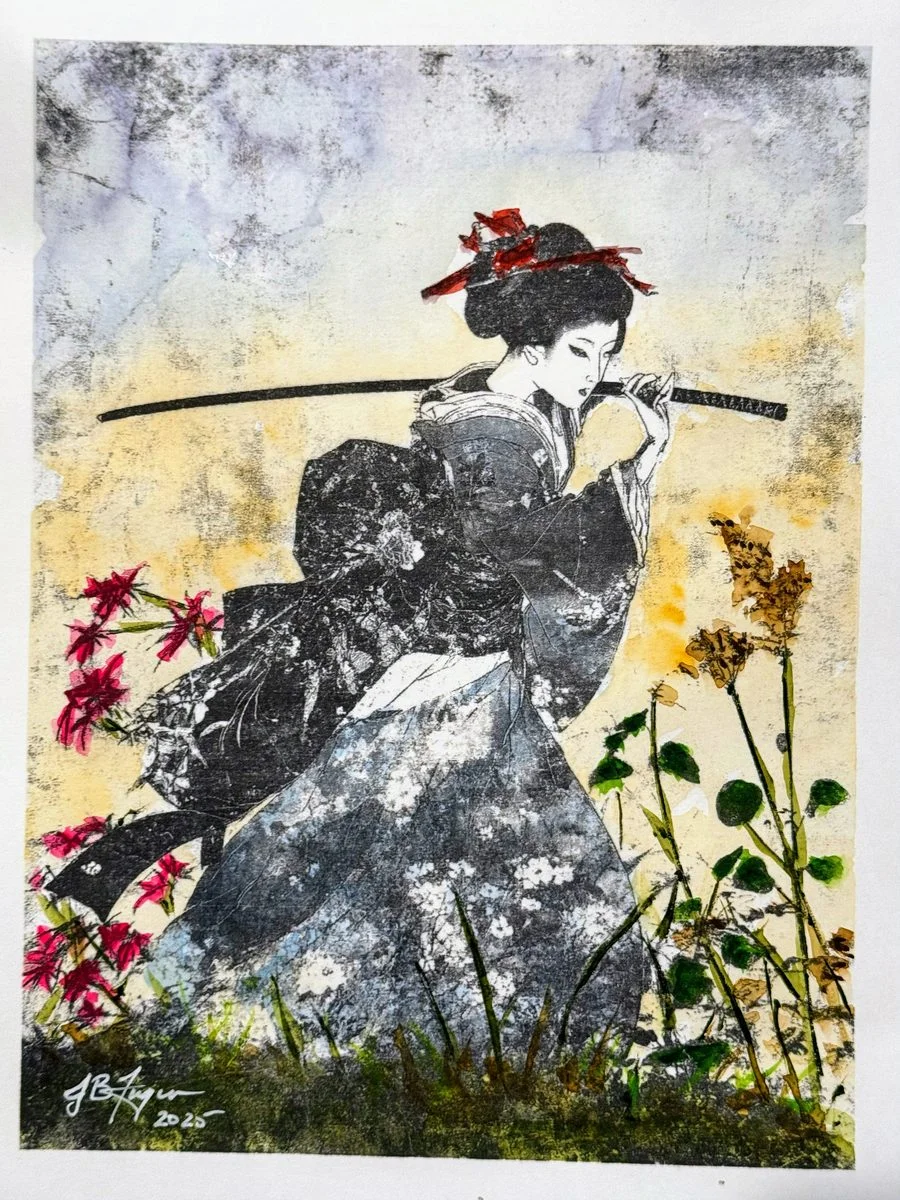 Geisha with Katana